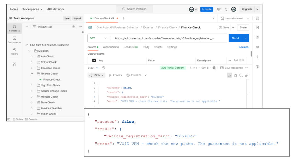 Understanding Status Codes – One Auto API Documentation & Knowledge Base